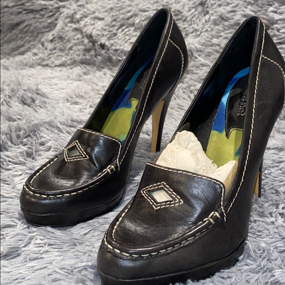 Charles by Charles David Black heels size 8